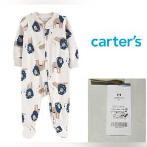 🆕CARTER’S - 6M - NWT - INFANT BOYS SAFARI LION SLEEPER